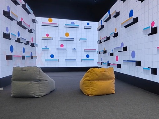 LED機械矩陣波浪屏-蘇州好奇數字科技有限公司