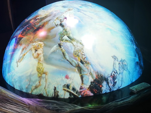 球幕投影系統融合-蘇州好奇數字科技公司