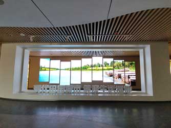 彌勒城市規劃館數字展廳多媒體互動展示