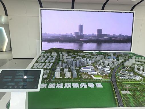 實景數字沙盤燈光與LED大屏數字內容聯動控制